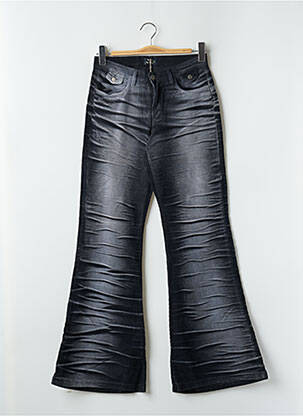 Pantalon evazat elasticitate talie joasă gri BE YOU K femeie