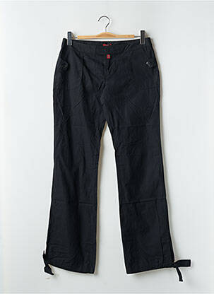 Pantalon drept țesătură poplin mărime normală negru BE YOU K femeie
