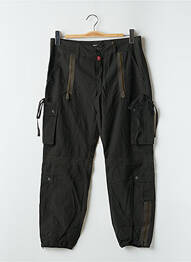 Pantalon cargo țesătură poplin mărime normală verde BE YOU K femeie
