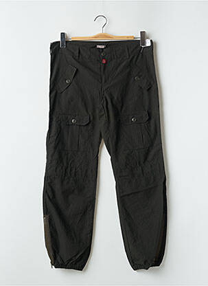 Pantalon cargo țesătură poplin mărime normală verde BE YOU K femeie
