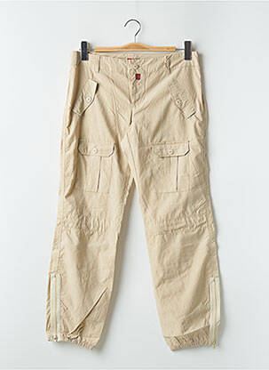 Pantalon cargo țesătură poplin mărime normală bej BE YOU K femeie