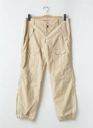 Pantalon cargo țesătură poplin mărime normală bej BE YOU K femme