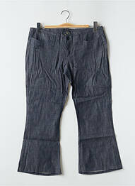 Pantalon trei sferturi elasticitate talie joasă albastru BE YOU K femeie