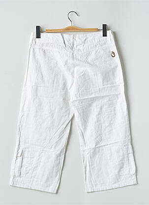 Pantalon trei sferturi talie joasă talie joasă alb BE YOU K femeie