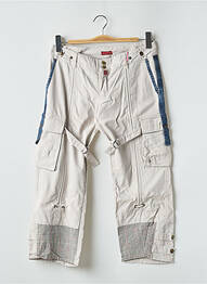 Pantalon cargo țesătură poplin talie joasă bej BE YOU K femeie