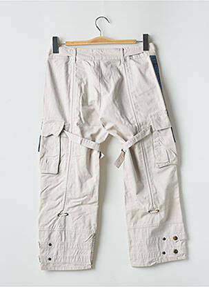 Pantalon cargo țesătură poplin talie joasă bej BE YOU K femeie