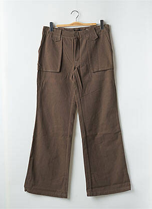 Pantalon larg maro CHEYENNE femeie