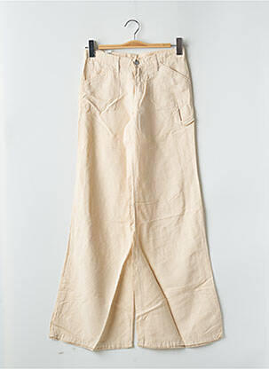 Pantalon larg bej CIMARRON femeie