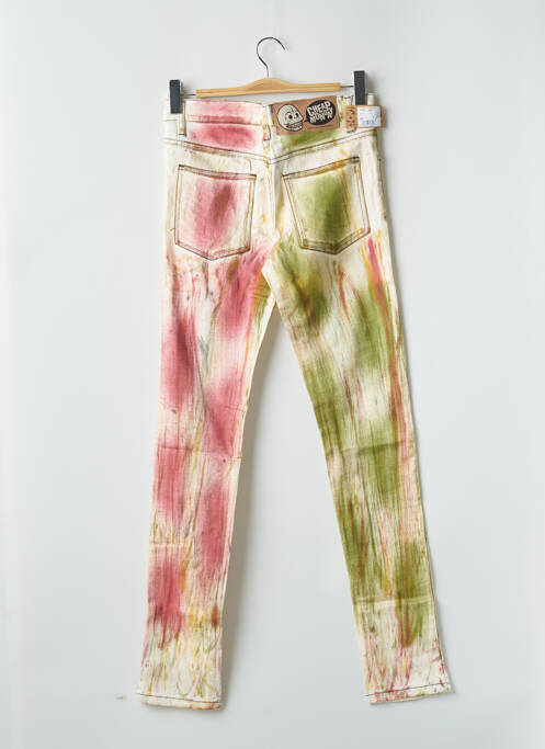 Blugi cu croială slim bej CHEAP MONDAY femeie