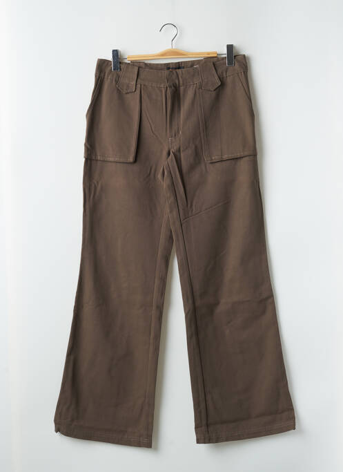 Pantalon larg maro CHEYENNE femeie