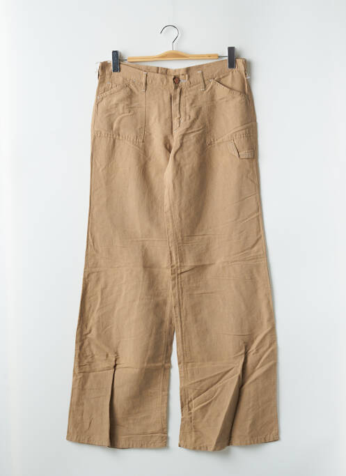 Pantalon larg maro CIMARRON femeie