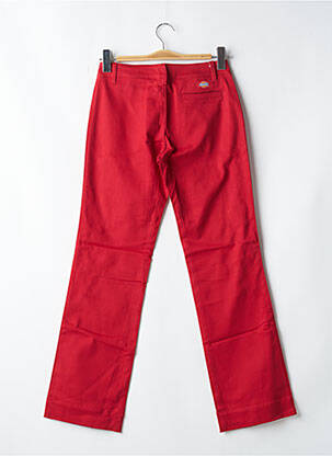 Pantalon drept elasticitate mărime normală roșu DICKIES femeie