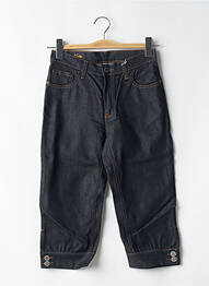 Pantalon trei sferturi talie înaltă talie înaltă albastru DEEP SOUL femme