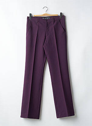 Pantalon evazat violet FREEMAN T.PORTER femeie