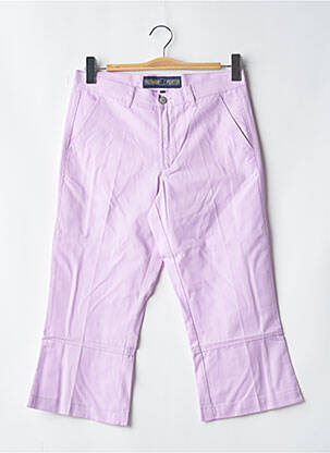 Pantalon trei sferturi talie înaltă talie înaltă violet FREEMAN T.PORTER femeie