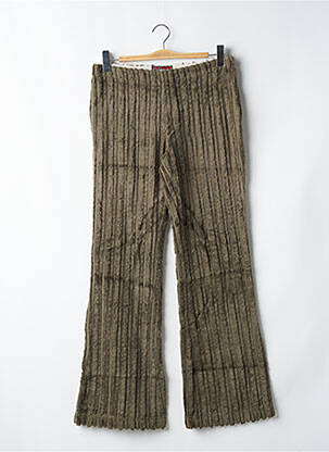 Pantalon evazat verde KANA BEACH femeie