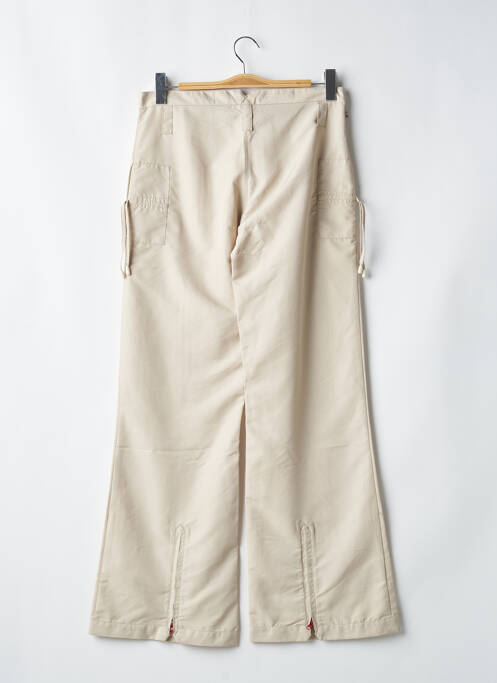 Pantalon evazat bej KANA BEACH femeie