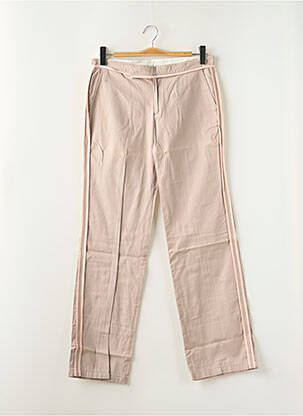 Pantalon drept țesătură poplin talie joasă gri LADY SOUL femeie