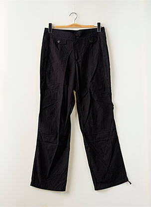 Pantalon drept țesătură poplin mărime normală negru LADY SOUL femeie