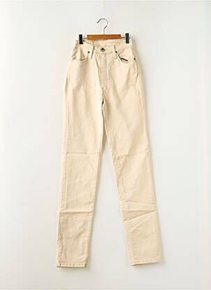 Blugi cu croială slim bej TEDDY SMITH femeie