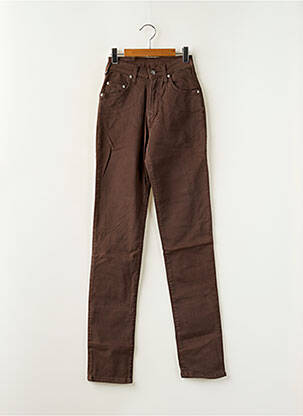 Blugi cu croială slim maro CINNAMON femeie