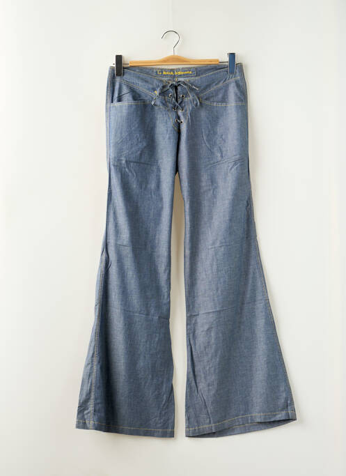 Pantalon evazat albastru LA BRIGADA INTERNACIONAL femeie