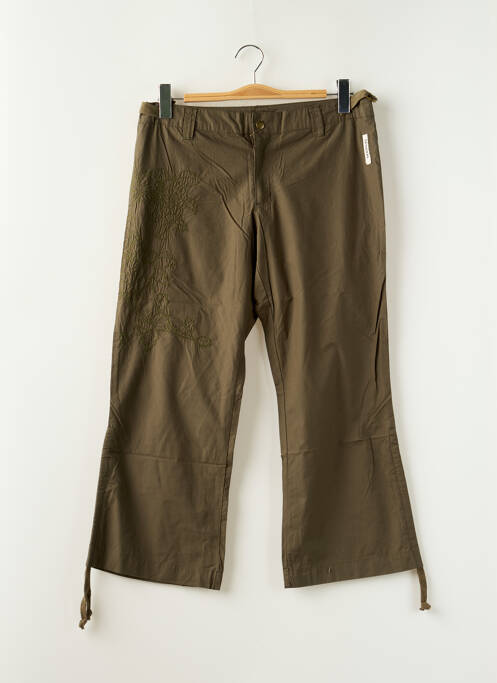 Pantalon trei sferturi verde DESIGUAL femeie