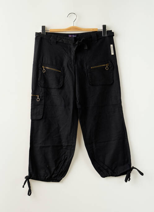 Pantalon trei sferturi negru DESIGUAL femeie