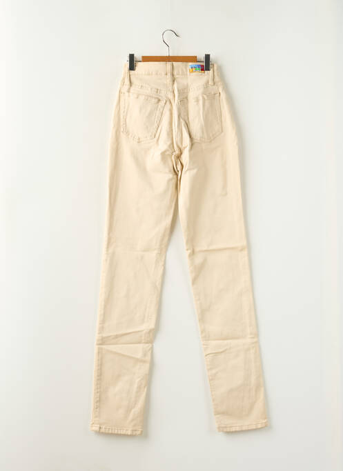 Blugi cu croială slim bej TEDDY SMITH femeie