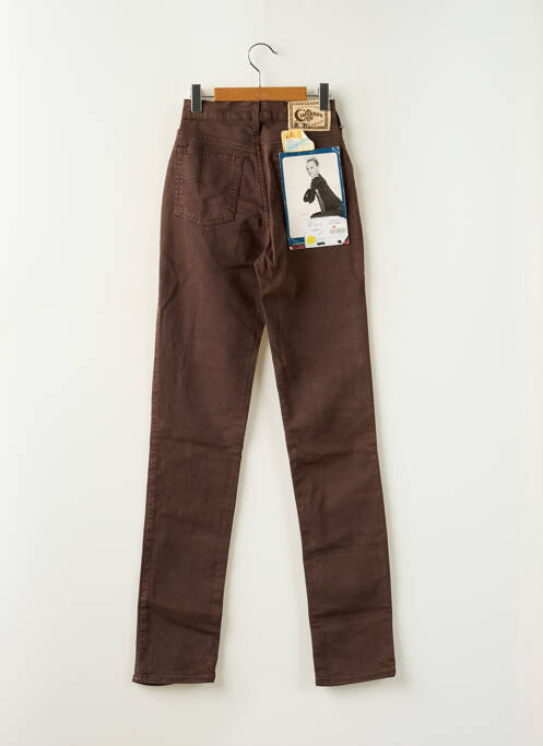 Blugi cu croială slim maro CINNAMON femeie