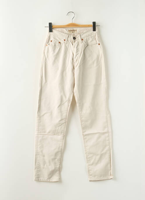 Blugi cu croială slim bej REDWOOD femeie