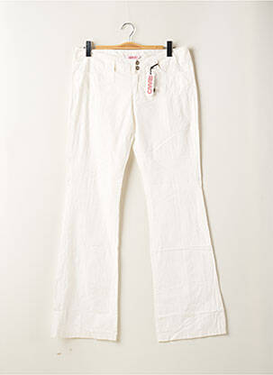 Pantalon evazat bej RWD femeie