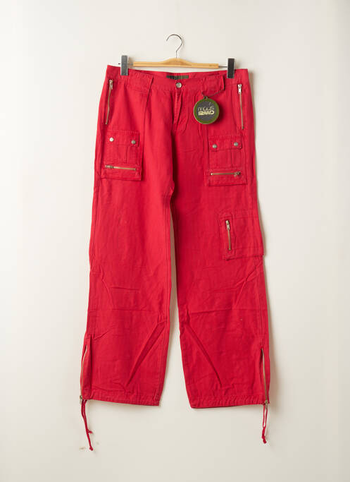 Pantalon drept roșu RWD femeie