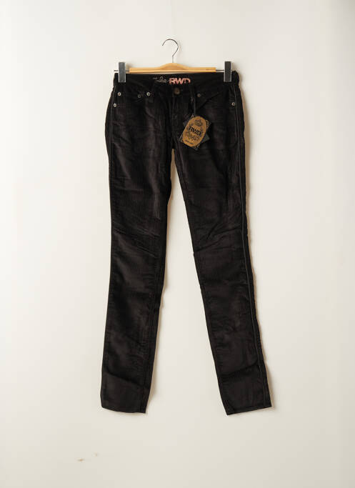 Pantalon slim negru RWD femeie