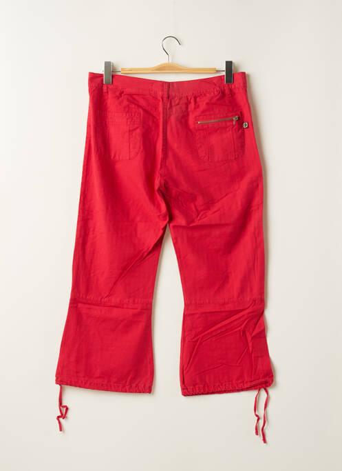 Pantalon trei sferturi roșu RWD femeie