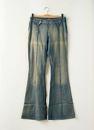 Blugi cu croială evazată albastru TEDDY SMITH femeie