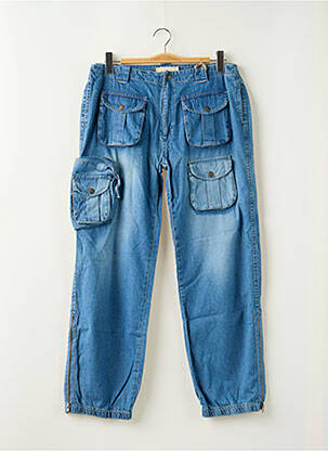 Pantalon cargo albastru TEDDY SMITH femeie