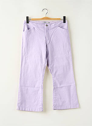 Pantalon trei sferturi violet TEDDY SMITH femeie