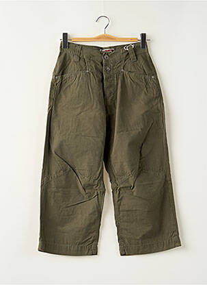 Pantalon 7/8 croială dreaptă mărime normală verde TEDDY SMITH bărbat