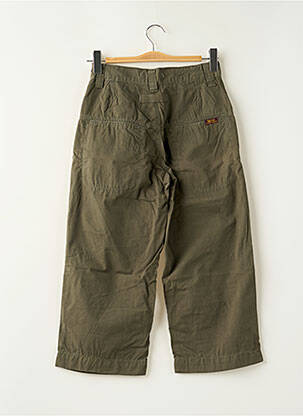 Pantalon 7/8 croială dreaptă mărime normală verde TEDDY SMITH bărbat