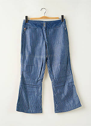 Pantalon trei sferturi albastru TEDDY SMITH femeie