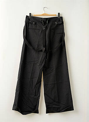 Pantalon drept țesătură poplin mărime normală negru LTB femeie