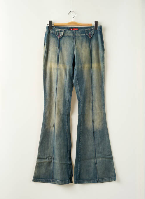 Blugi cu croială evazată albastru TEDDY SMITH femeie