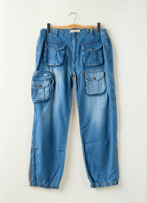 Pantalon cargo albastru TEDDY SMITH femeie