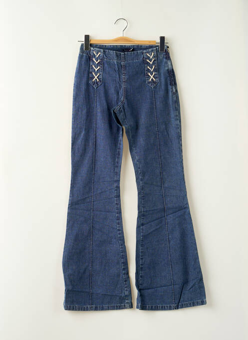 Blugi cu croială evazată albastru TEDDY SMITH femeie