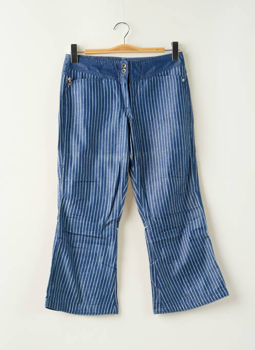 Pantalon trei sferturi albastru TEDDY SMITH femeie