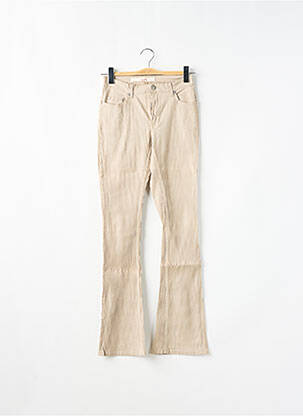 Pantalon evazat bej SCHOOL RAG femeie