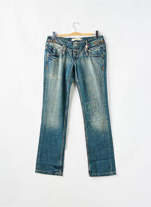 Blugi cu croială dreaptă albastru SCHOOL RAG femeie