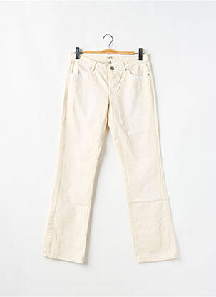 Blugi cu croială dreaptă bej SCHOOL RAG femeie