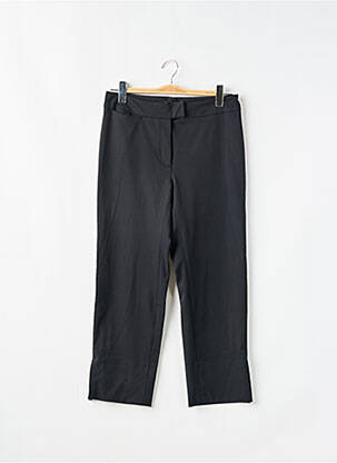 Pantalon 7/8 talie cu cleme negru SCHOOL RAG femeie